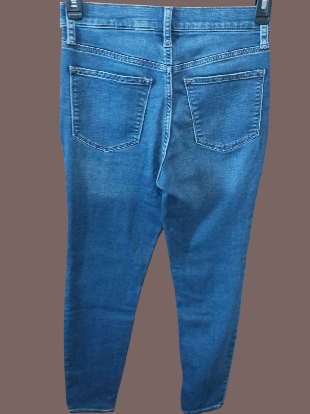 J.Crew Womens 9" Mid-Rise Skinny Jeans Womens Medium Wash Blue Denim Size 28 - Picture 2 of 8